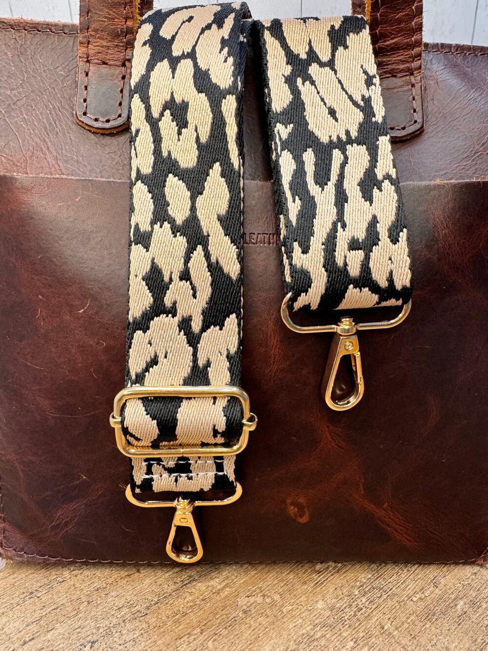 Animal Print Purse Strap Wide Crossbody Bag Strap Boho Purse Strap